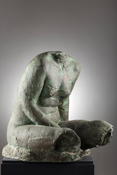 Virgilio Milani, Torso femminile (ricostruzione del torso in gesso del 1933), 1973, bronzo Collezione Daniele e Marco Milan