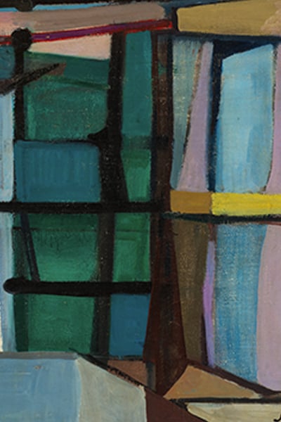 6-Giuseppe Santomaso Finestra, 1948, olio su tela Collezione privata (particolare)