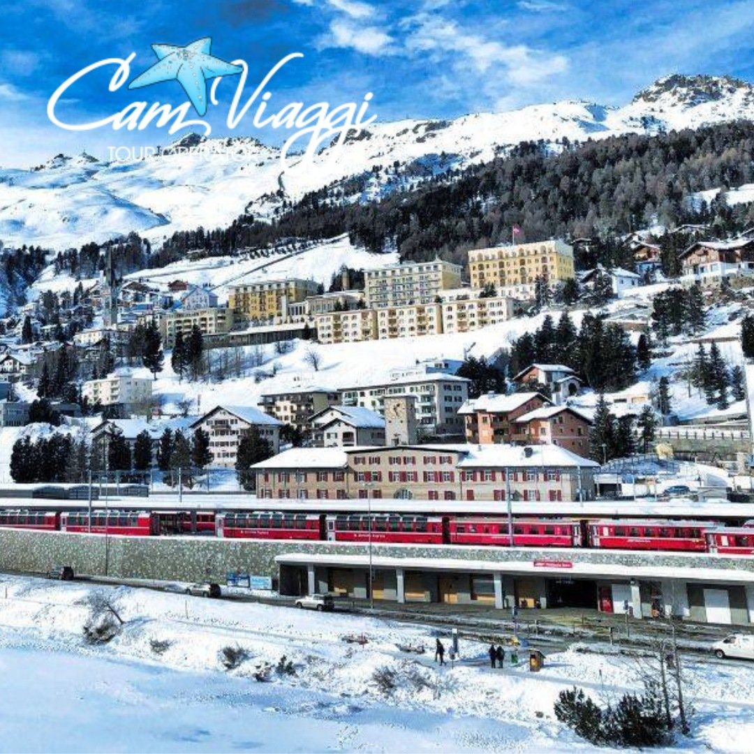 S MORITZ  E   IL BERNINA EXPRESS CAM VIAGGI 