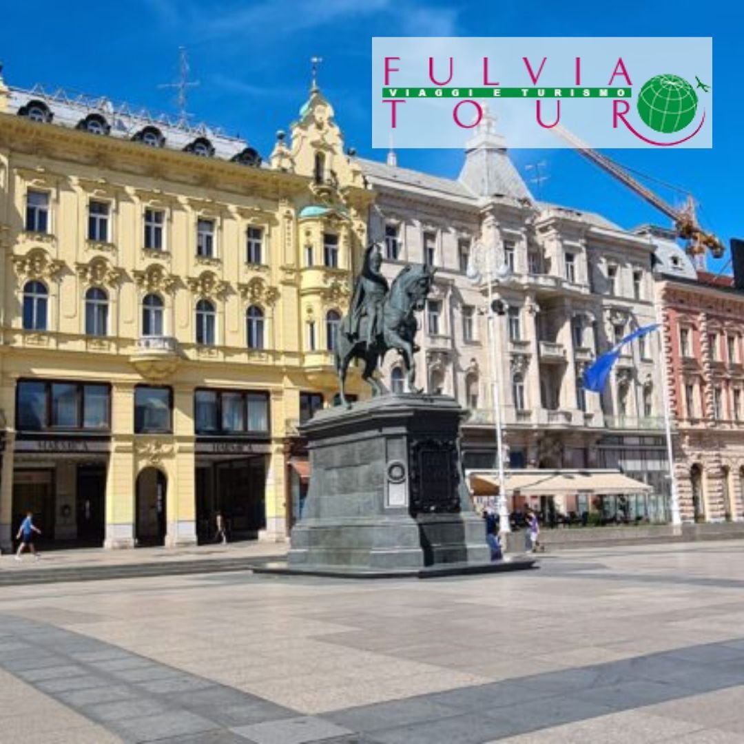 ZAGABRIA piazza centrale di Ban Jelačić  E LUBIANA 2025 - FULVIA TOUR