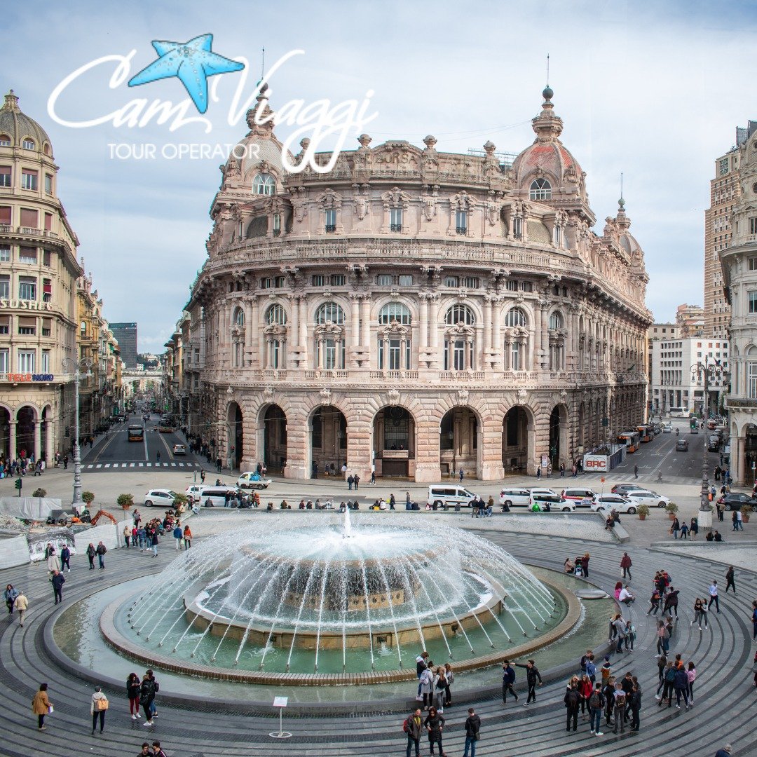 GENOVA  PIAZZA  DE FERRARI CAM VIAGGI