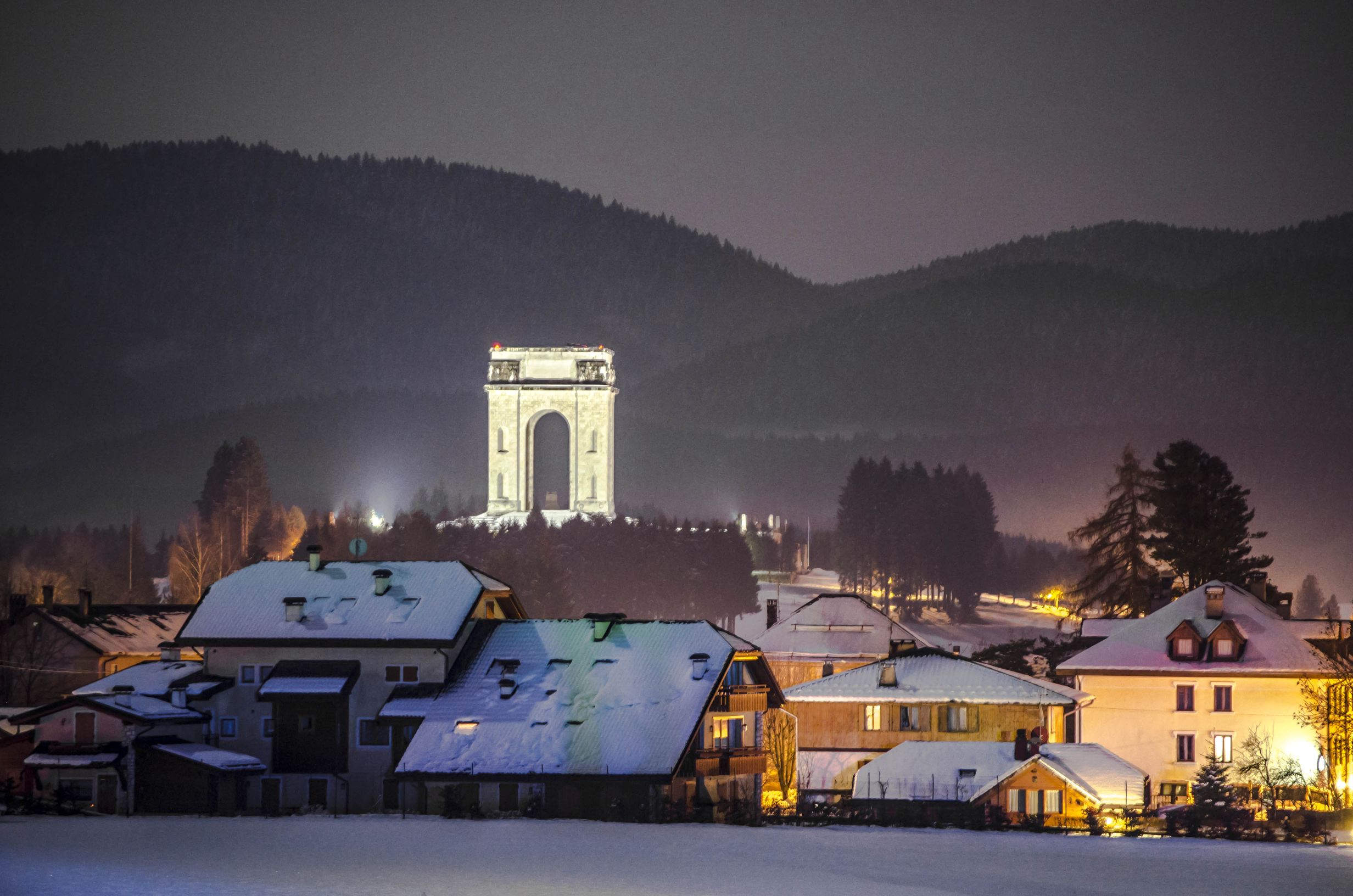 Asiago inverno Sacrario Cam Viaggi