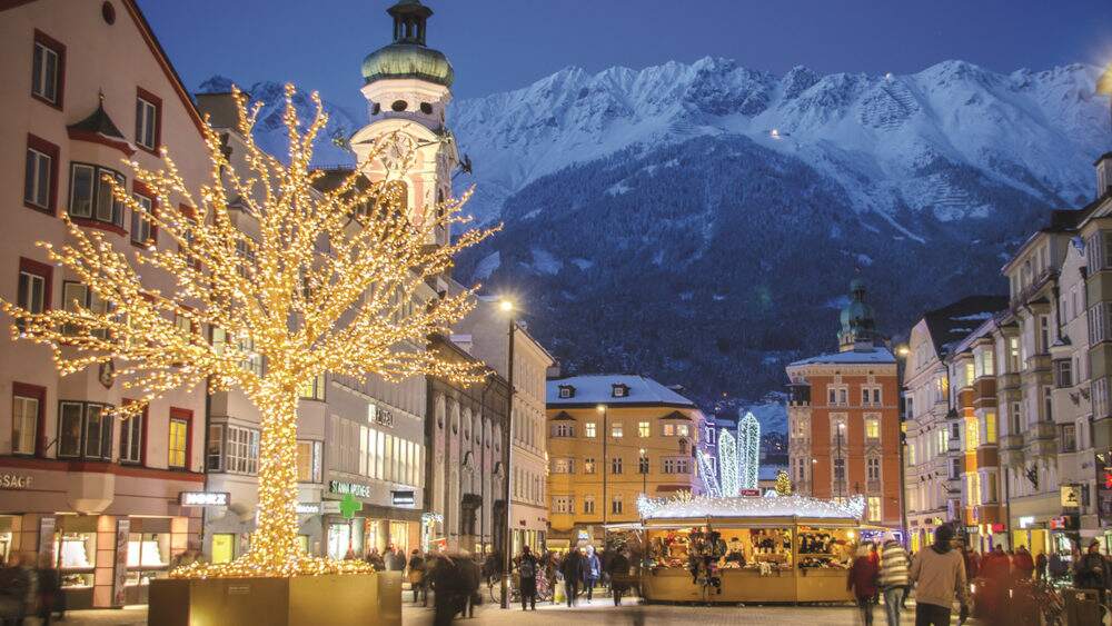 ROSENHEIM SALISBURGO E INNSBRUCK mercatini-in maria theresien strasse innsbruck CAM VIAGGI